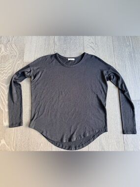 Rag & bone Long Sleeve Tee in Black Size XS